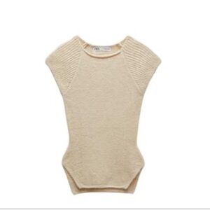 Cream Knit Top